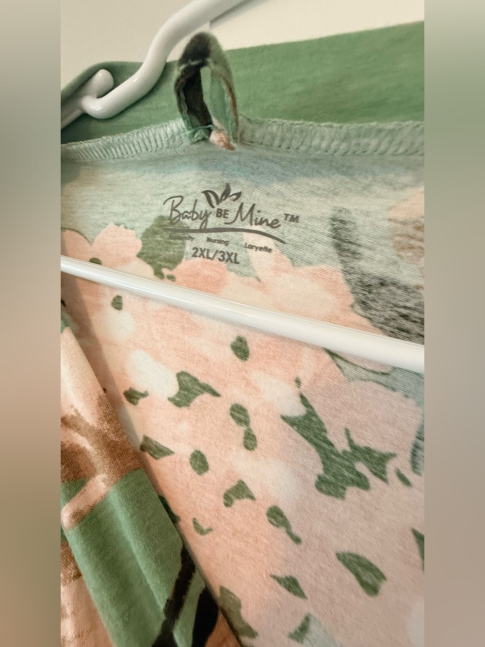 Baby Be Mine Green Floral Robe - Picture 7 of 10